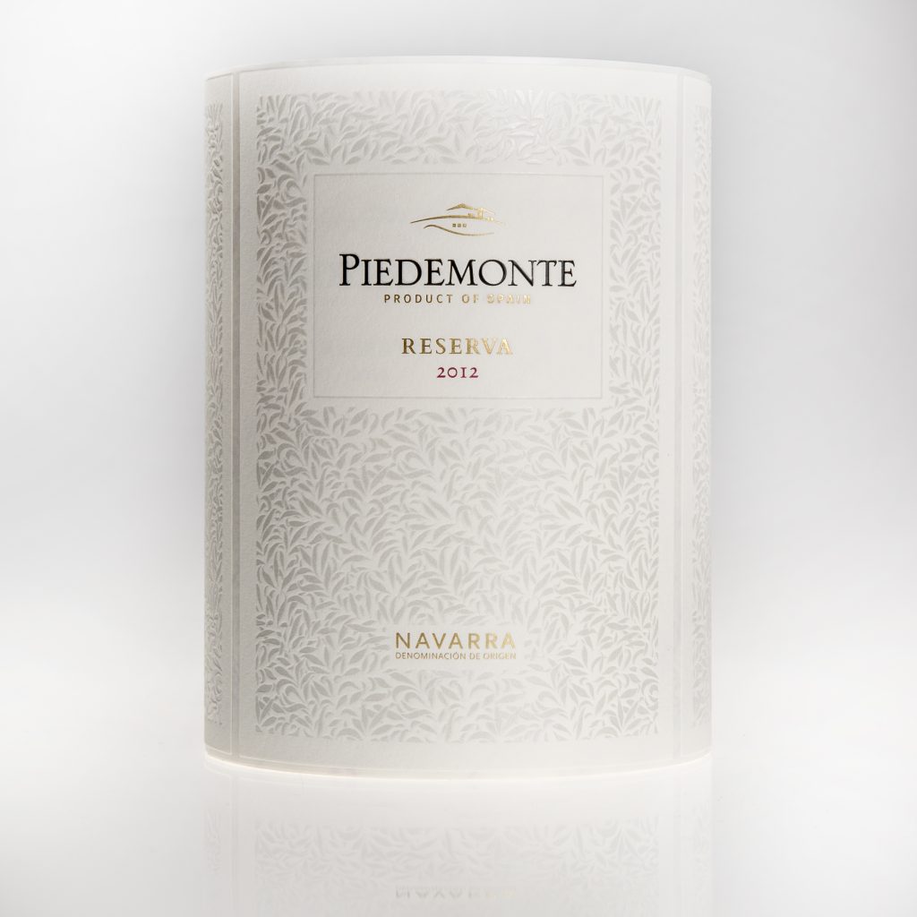 Etiqueta de vino Piedemonte